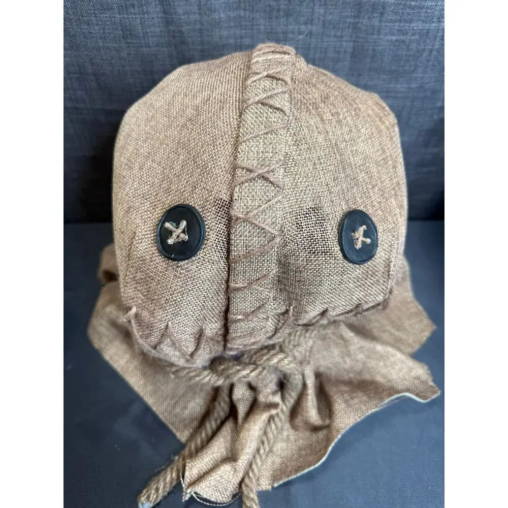 Trick r Treat Sam Burlap Mask Adult Halloween Costume Horror Over Head  Cosplay